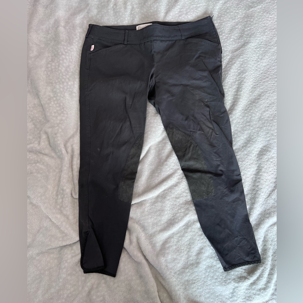 The Tailored Sportsman Trophy Hunter Mid Rise Side Zip Breech 36r charcoal